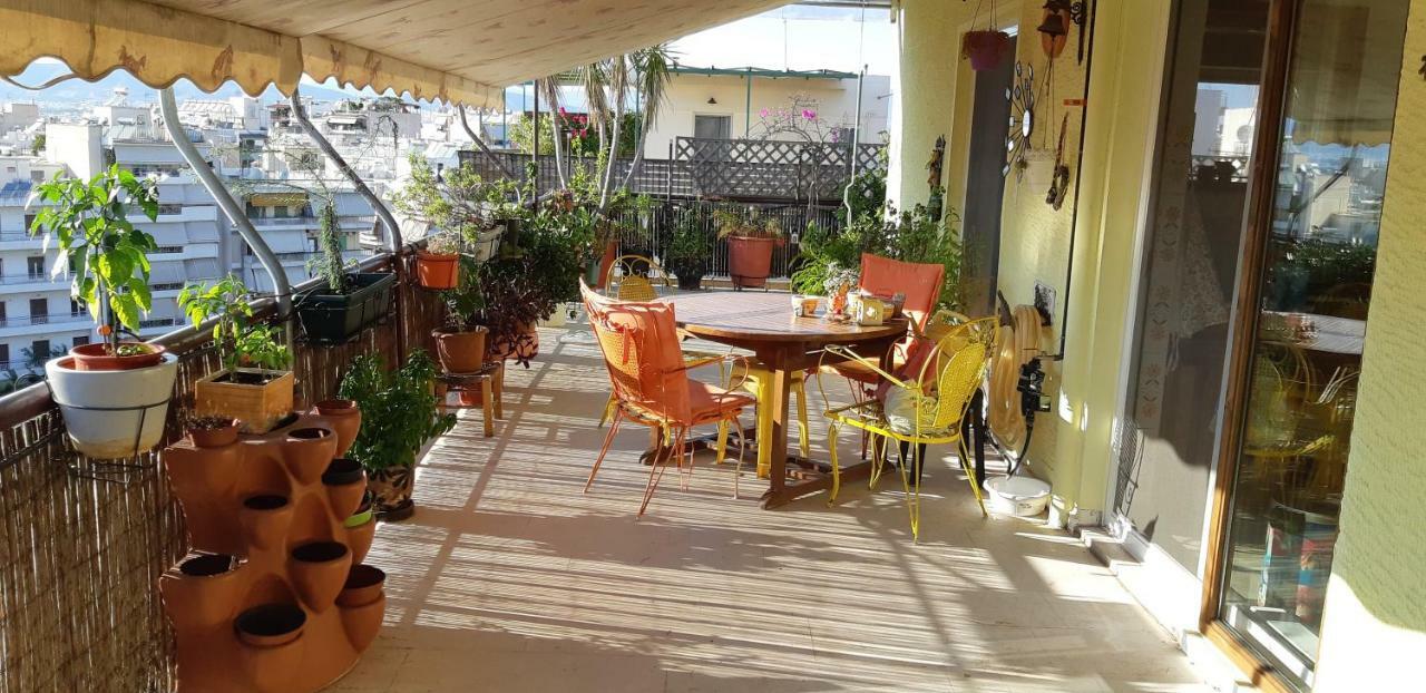 아테네 Penthouse Balcony Close To Acropolis 아파트 외부 사진